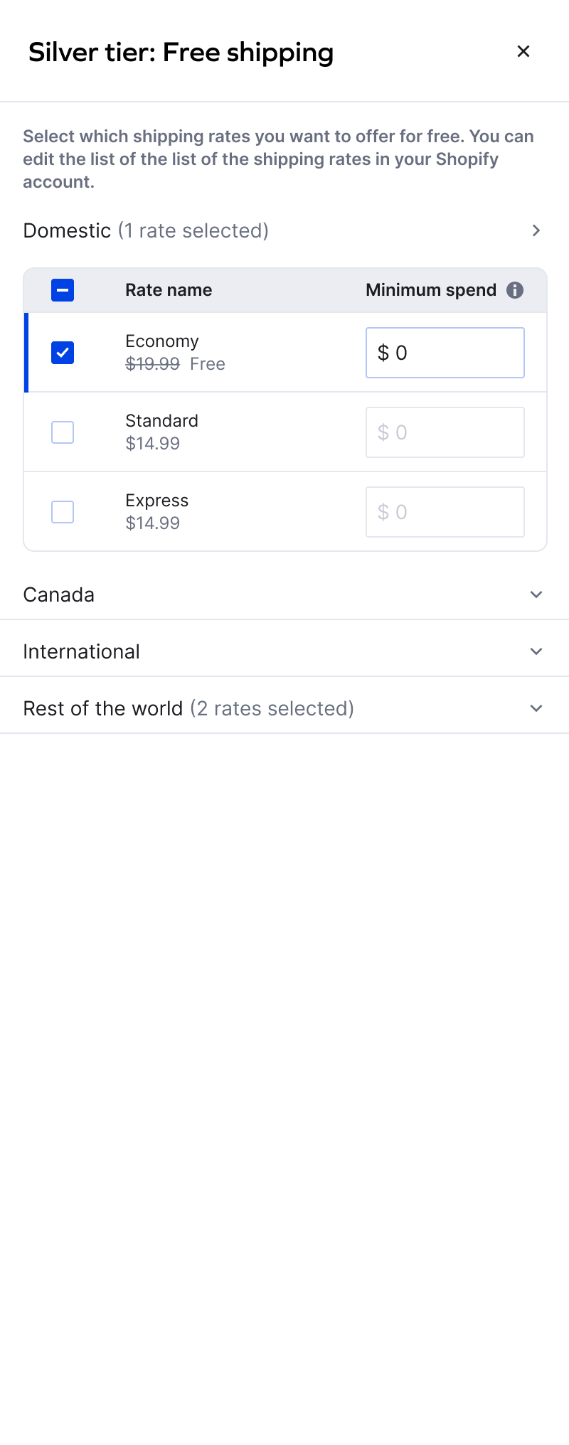 Side Panel Variation 3 - Free shipping benefits